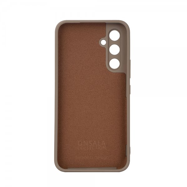 Onsala Samsung Galaxy A55 Deksel Silicone Touch Brun