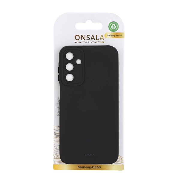 Onsala Samsung Galaxy A16 Deksel Silicone Touch Svart