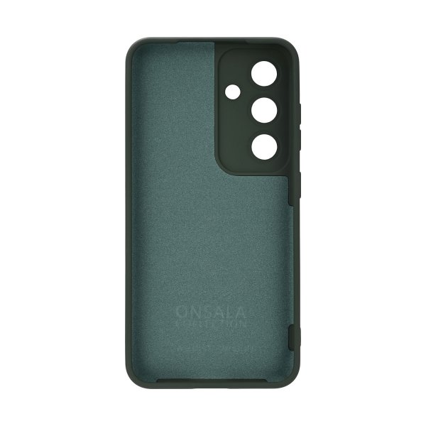 Onsala Samsung Galaxy S25 Deksel Silicone Touch Olivengrønn
