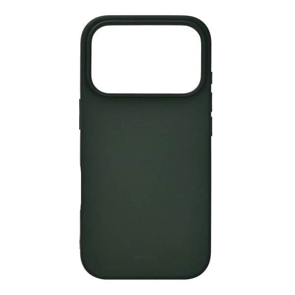 Onsala iPhone 17 Pro Deksel Silicone Touch Olive Green