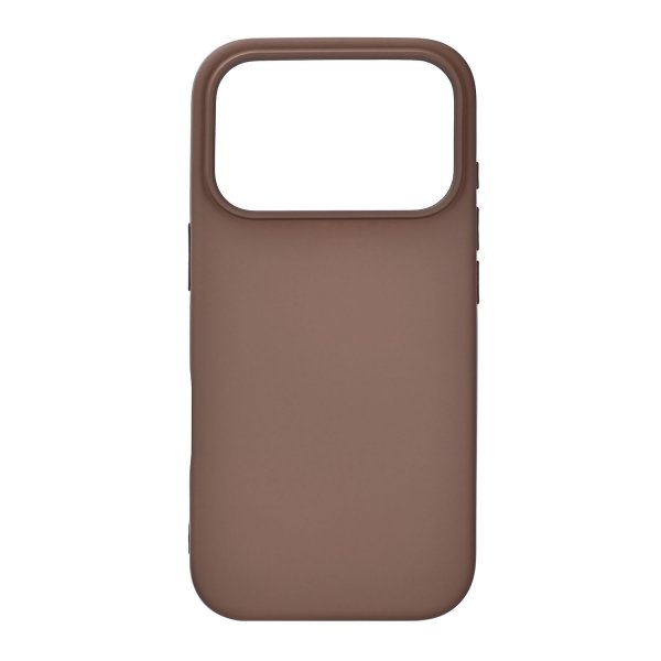 Onsala iPhone 17 Pro Deksel Silicone Touch Chocolate