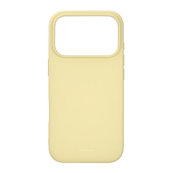 Onsala iPhone 17 Pro Deksel Silicone Touch Lemon
