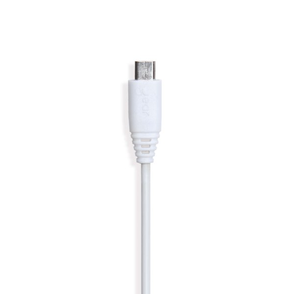 Gear Ladekabel Micro-USB til USB-A 1m Hvit