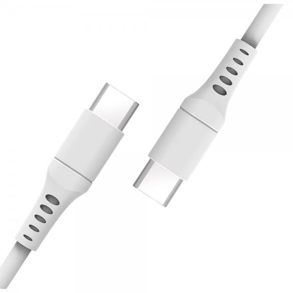 Gear Ladekabel USB-C til USB-C 3m Hvit