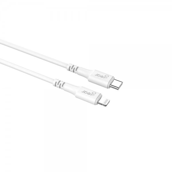 Gear Kabel Lightning till USB-C MFI 0.5m Hvit