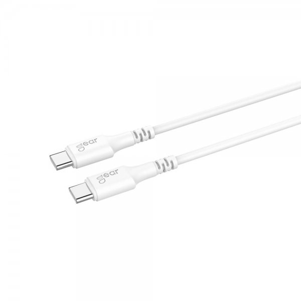 Gear Kabel USB-C/USB-C 0.5m Hvit