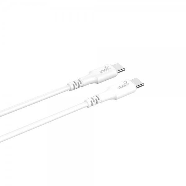 Gear Kabel USB-C/USB-C 0.5m Hvit