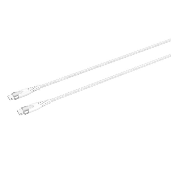 Gear Kabel Kevlar USB-C /USB-C 1.5m Hvit