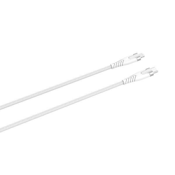 Gear Kabel Kevlar USB-C /Lightning 1.5m Hvit