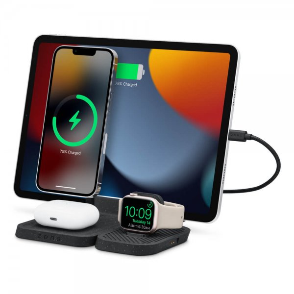 Zens 4-in-1 MFI+MFM Modular Charging Station