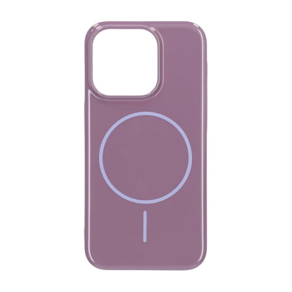 iPhone 15 Pro Deksel TPU MagSafe Glatt Lilla