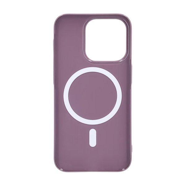 iPhone 15 Pro Deksel TPU MagSafe Glatt Lilla