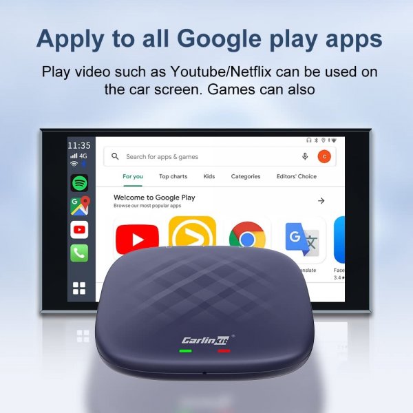 Carlinkit T-Box Plus 64GB AI Box Android Auto/Carplay TV
