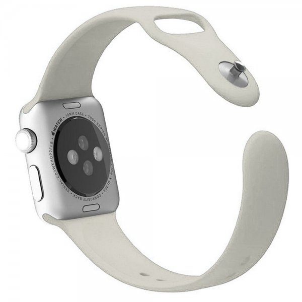 Apple Watch 44/45/46mm/Apple Watch Ultra Armbånd Silikon Beige