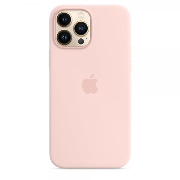 Apple Original iPhone 13 Pro Max Deksel Silicone Case MagSafe Chalk Pink