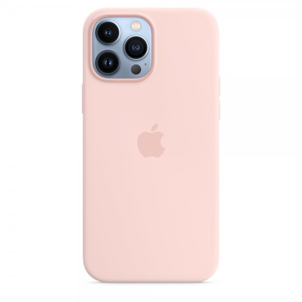 Apple Original iPhone 13 Pro Max Deksel Silicone Case MagSafe Chalk Pink