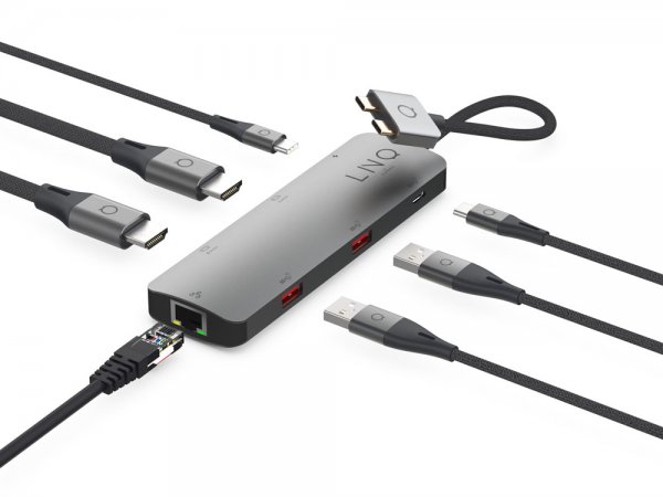 LINQ by Elements 7 in 2 PRO D2-Edition USB-C Multiport Hub
