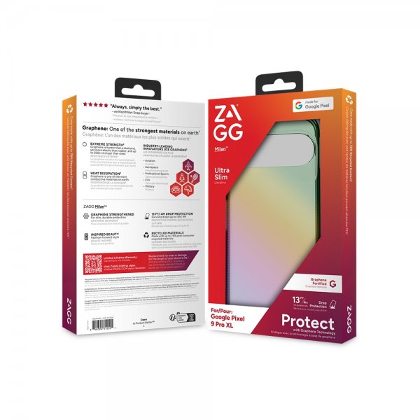 Zagg Google Pixel 9 Pro XL Deksel Milan Iridescent