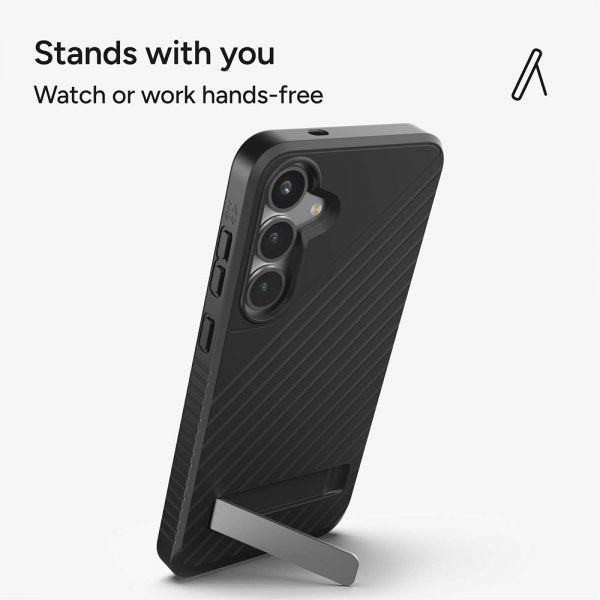 Zagg Samsung Galaxy S25 Plus Deksel Denali Kickstand Svart