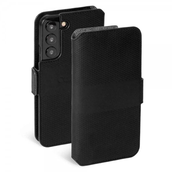 Krusell Samsung Galaxy S22 Etui Leather PhoneWallet Svart