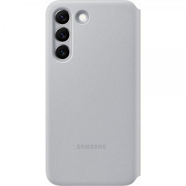 Samsung Original Galaxy S22 Plus Etui Smart LED View Cover Light Gray
