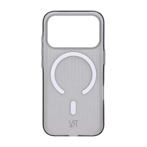 Rvelon iPhone 17 Pro Deksel Korrugerte MagSafe Svart