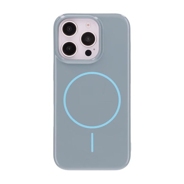 iPhone 16 Pro Deksel TPU MagSafe Glatt Blå