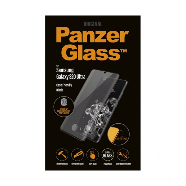PanzerGlass Samsung Galaxy S20 Ultra Skjermbeskytter CaseFriendly Fingerprint