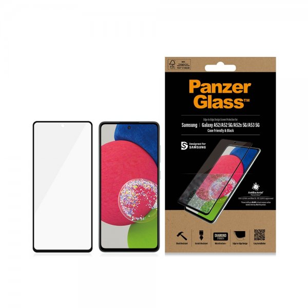 PanzerGlass Samsung Galaxy A52/A52s/A53 5G Skjermbeskytter CaseFriendly