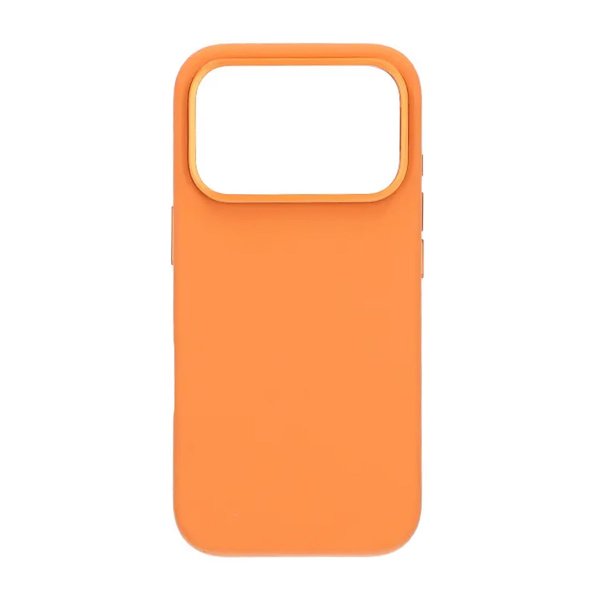 iPhone 17 Pro Deksel Silikon MagSafe Stativ Oransje