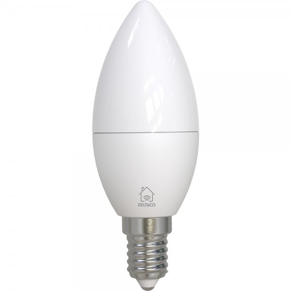 Deltaco Smart Home LED-lampe E14 RGB WiFi 4.9W