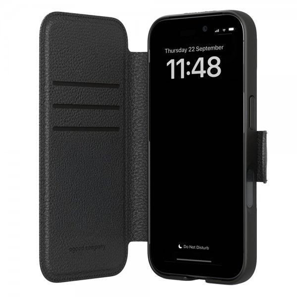 agood company iPhone Air Etui Circular Wallet Svart