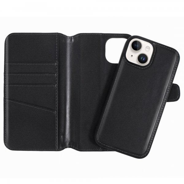 Nordic Covers iPhone 15 Plus Etui MagLeather Raven Black