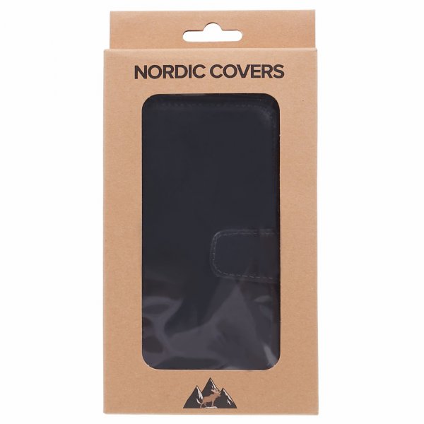 Nordic Covers iPhone 15 Plus Etui MagLeather Raven Black