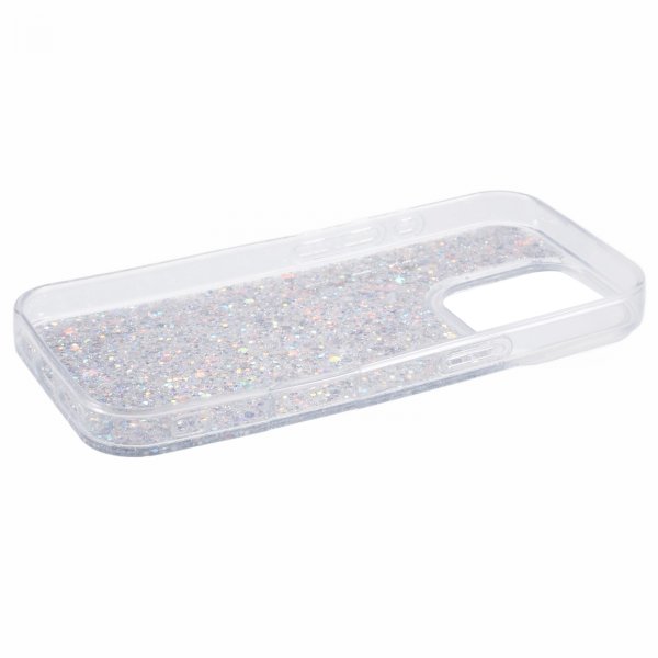 Nordic Covers iPhone 16 Pro Deksel Sparkle Series Stardust Silver