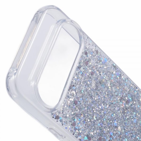 Nordic Covers Google Pixel 9/Pixel 9 Pro Deksel Sparkle Series Stardust Silver