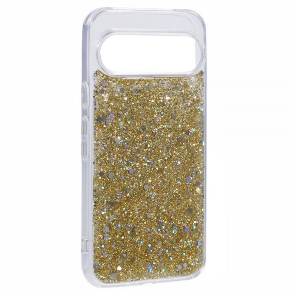 Nordic Covers Google Pixel 9/Pixel 9 Pro Deksel Sparkle Series Citrine Gold