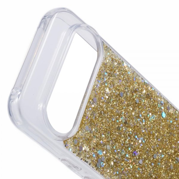 Nordic Covers Google Pixel 9/Pixel 9 Pro Deksel Sparkle Series Citrine Gold