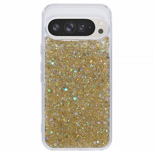 Nordic Covers Google Pixel 9 Pro XL Deksel Sparkle Series Citrine Gold