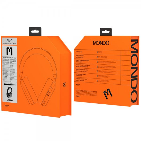 Mondo by Defunc Trådløse Hodetelefoner Mondo Over-Ears ANC Transparent