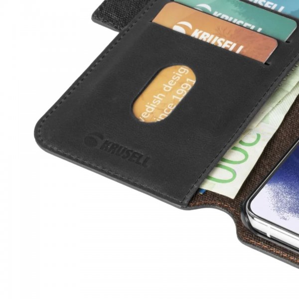 Krusell Samsung Galaxy S21 Etui Sunne PhoneWallet Vintage Black