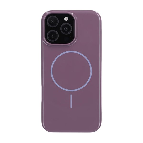 iPhone 16 Pro Max Deksel TPU MagSafe Glatt Lilla