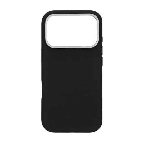 iPhone 17 Pro Max Deksel Silikon MagSafe Svart
