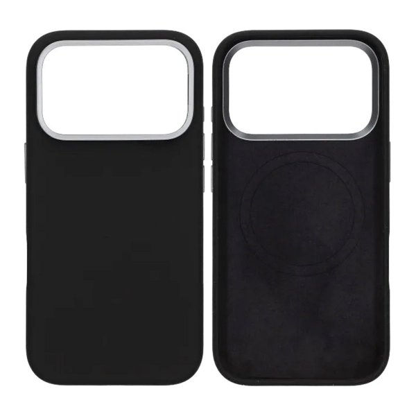 iPhone 17 Pro Deksel Silikon MagSafe Svart