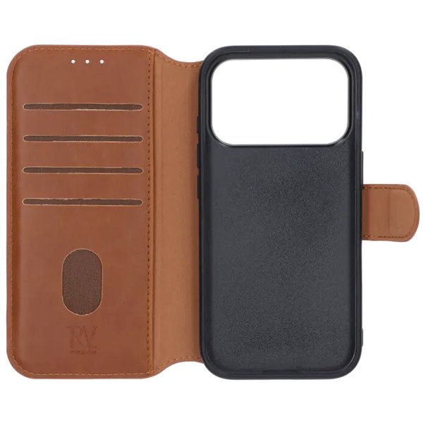Rvelon iPhone 17 Pro Etui 4 Kortlomme MagSafe Brun