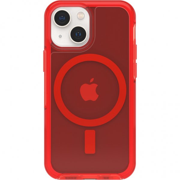 Otterbox iPhone 13 Mini Deksel Symmetry Plus Clear In The Red