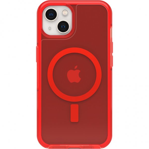 Otterbox iPhone 13 Deksel Symmetry Plus Clear In The Red