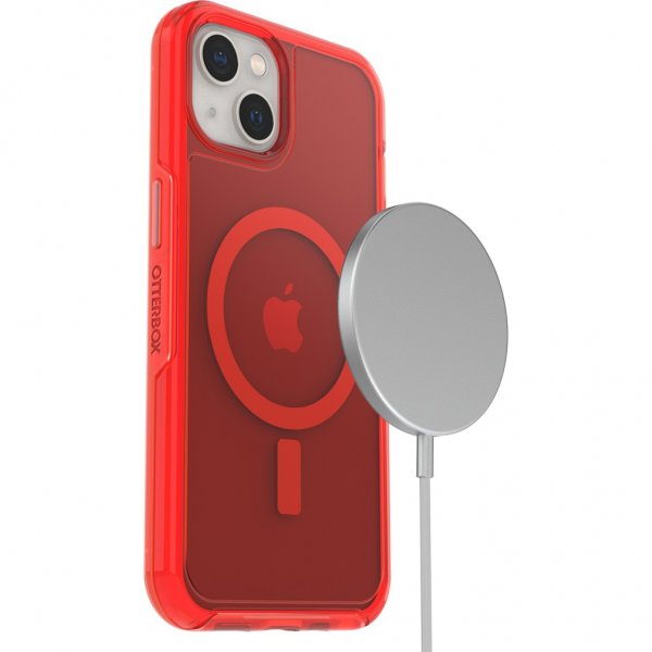 Otterbox iPhone 13 Deksel Symmetry Plus Clear In The Red