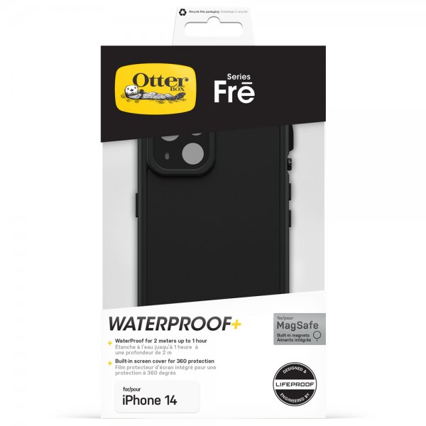 Otterbox iPhone 14 Deksel Frē Series Svart