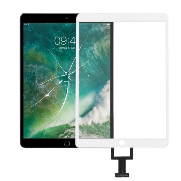 iPad Pro 10.5 Glasskjerm med Digitizer og OCA - Hvit